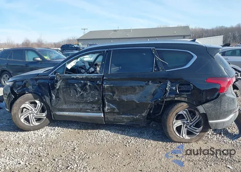 2022 Hyundai Santa Fe Sel из США, поврежденный, VIN 5NMS2DAJ8NH467692